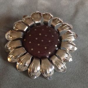 Mexico 925 Flower Brooch